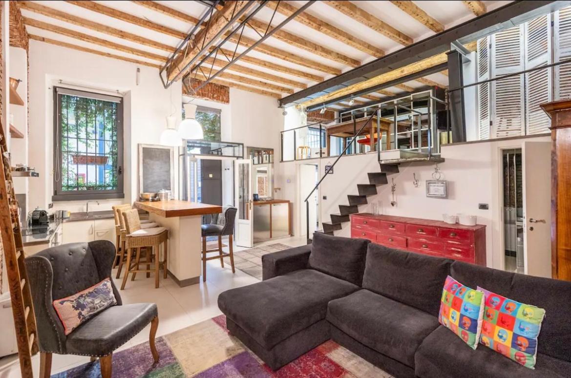 Loft Di Design Nel Cuore Di Milano Buitenkant foto